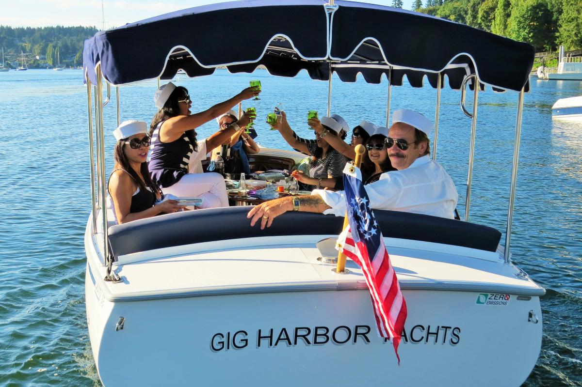 Gig Harbor Yachts electric boat rentals