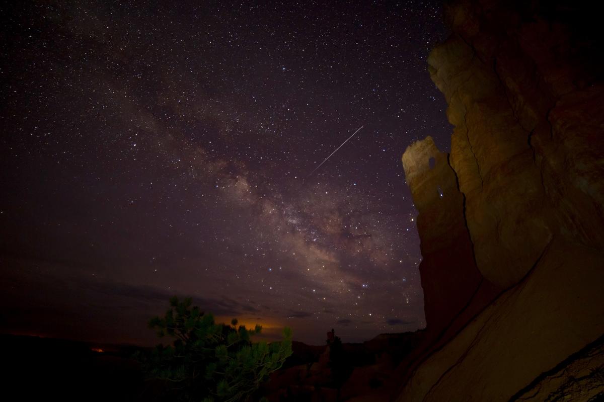 Bryce Canyon Dark Sky with stars