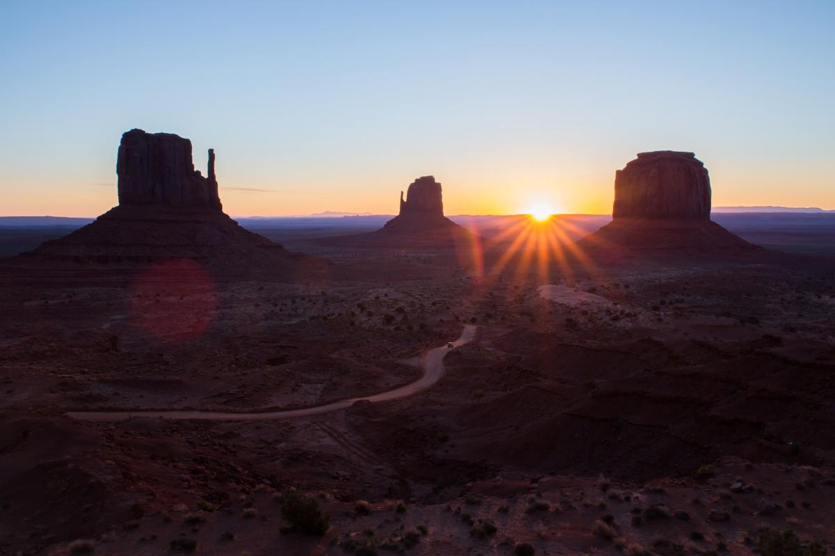 Monument Valley at sunset
