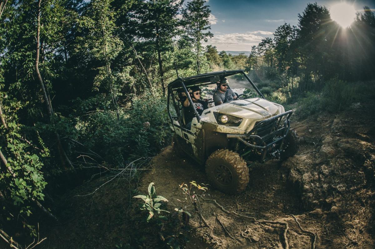 ATV Riding on Spearhead Trails in the mountains of Southwest Virginia