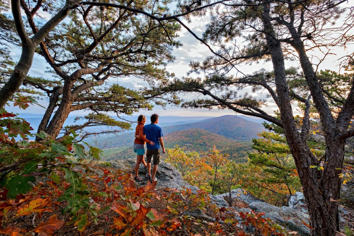 Appalachian Trail Eagle Rock Hike in the Fall
