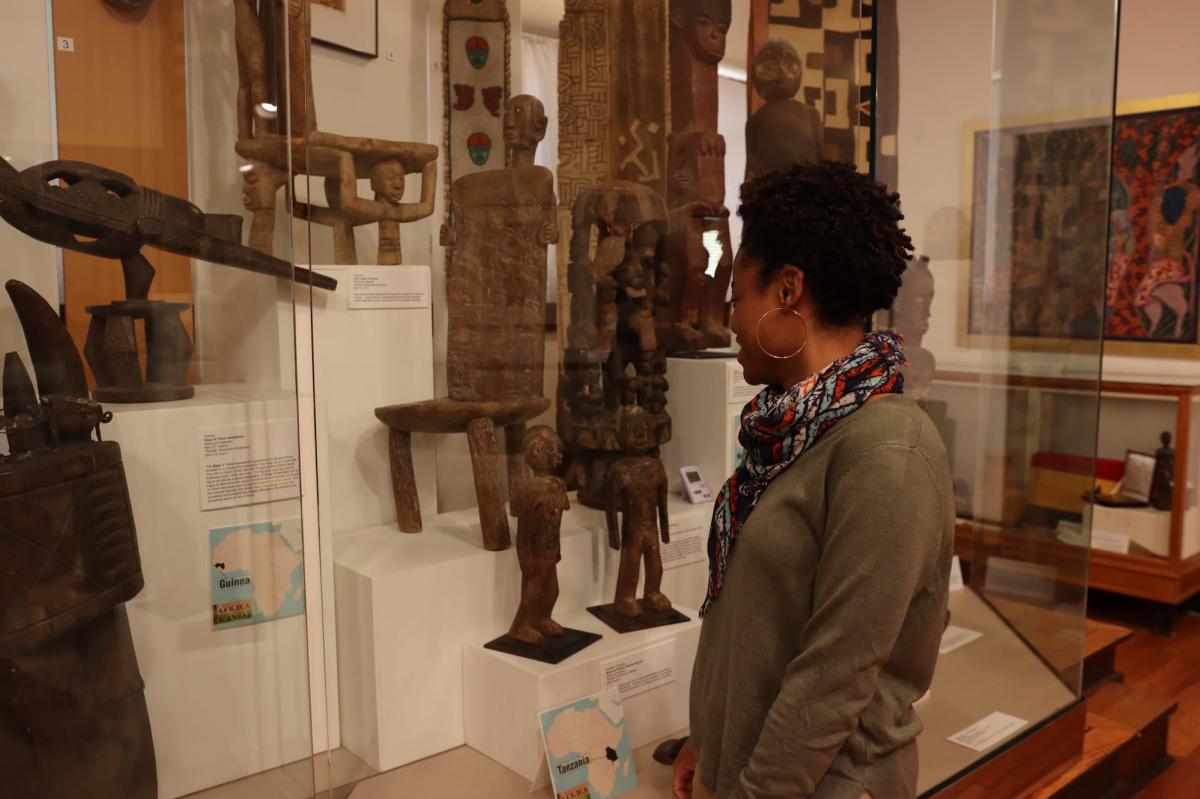 Admiring Exhibits at The Kansas African American Museum