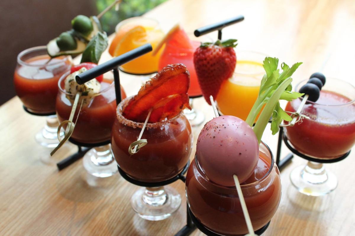 Bloody Mary and Mimosa Flights