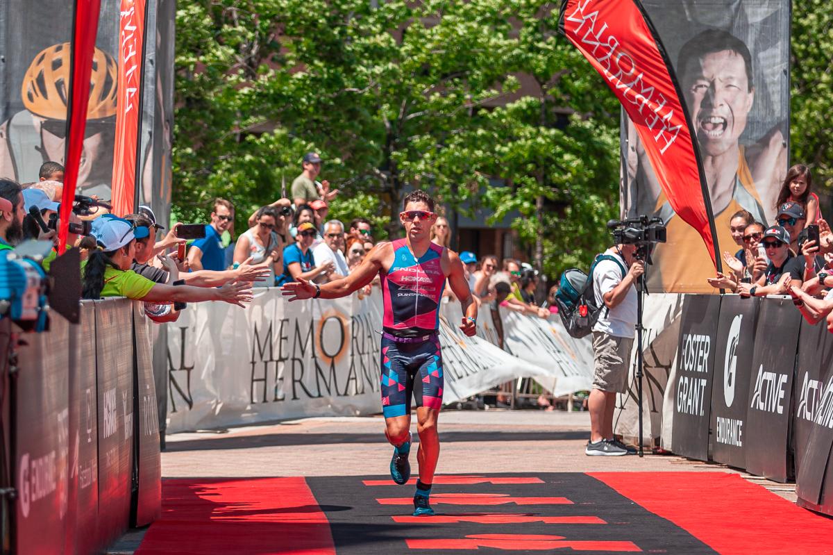 IRONMAN Texas - Runners on The Waterway