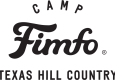 Camp Fimfo Texas Hill Country Logo