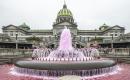 PBCC Turns the State Capitol Fountain Pink