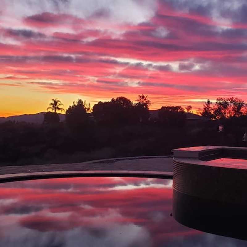 Poolside Sunsets