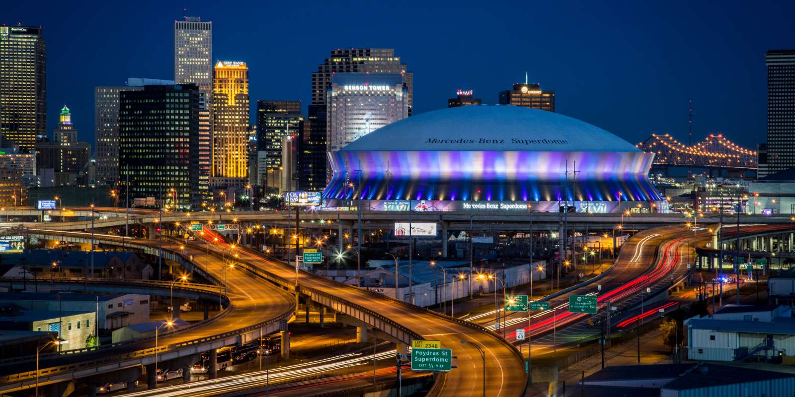 Superdome at Night