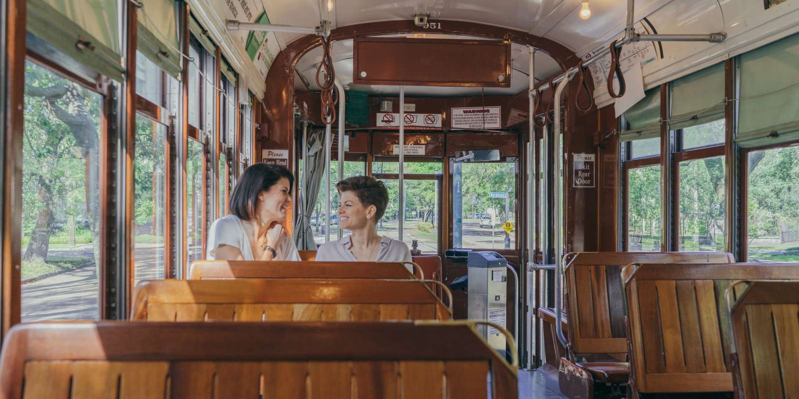 A Leisurely Ride on the St. Charles Avenue Streetcar