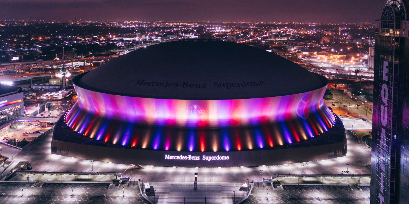 Superdome at Night