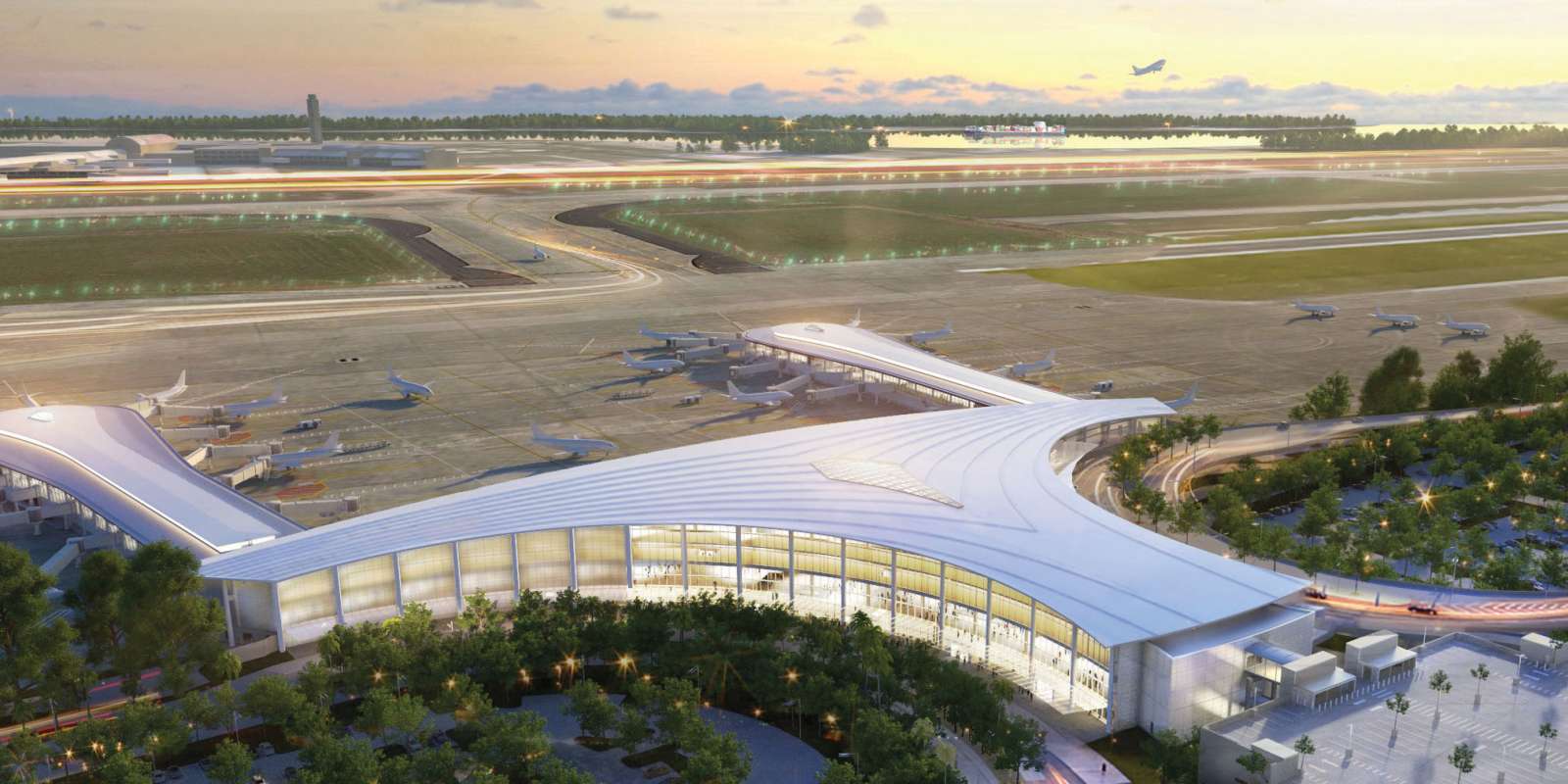 The New Louis Armstrong International Airport (Rendering)