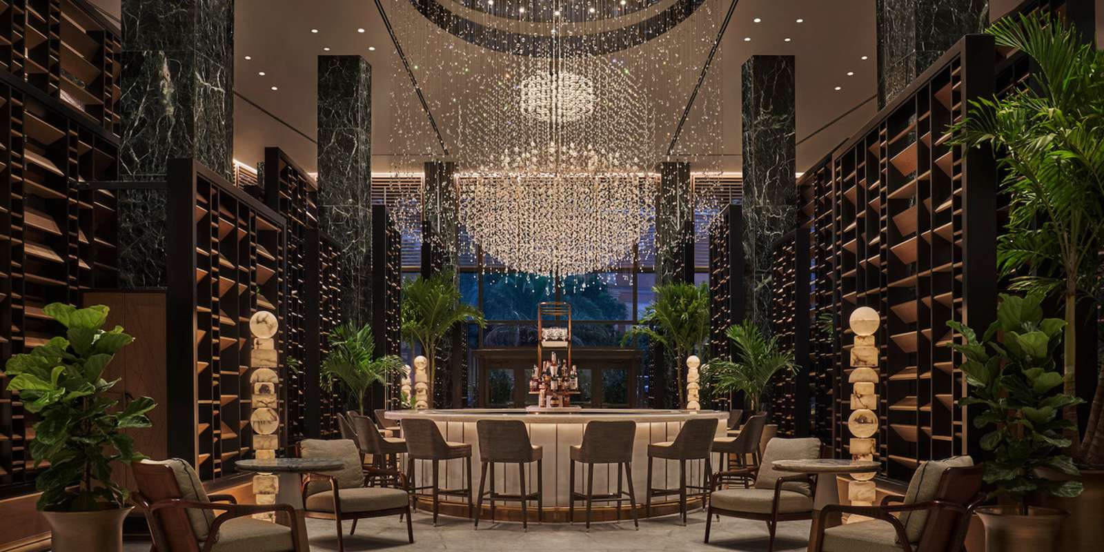 Chandelier Bar at Four Seasons Hotel New Orleans