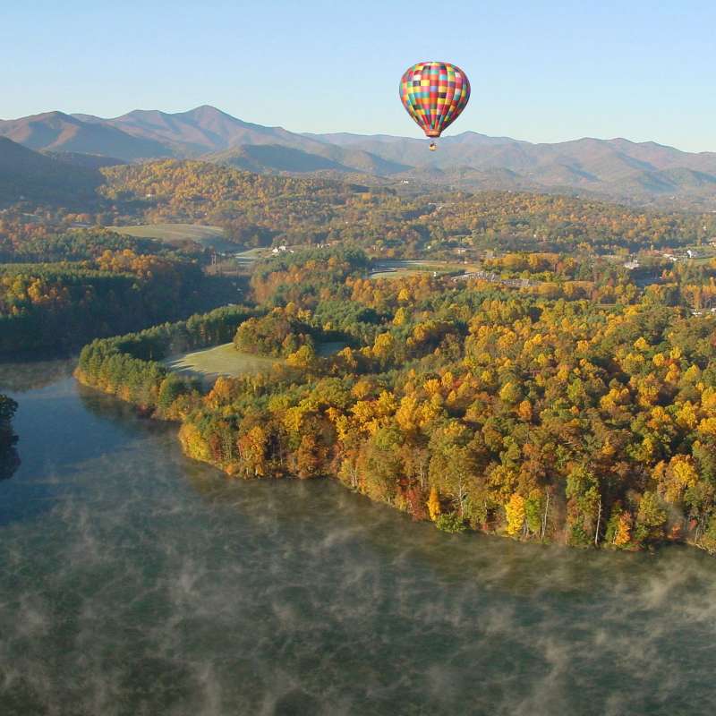 See Beautiful Aerial Views of Asheville’s Fall Colors