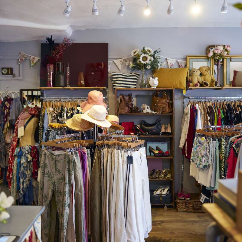 A vintage store in Oakland full of colorful and unique finds.