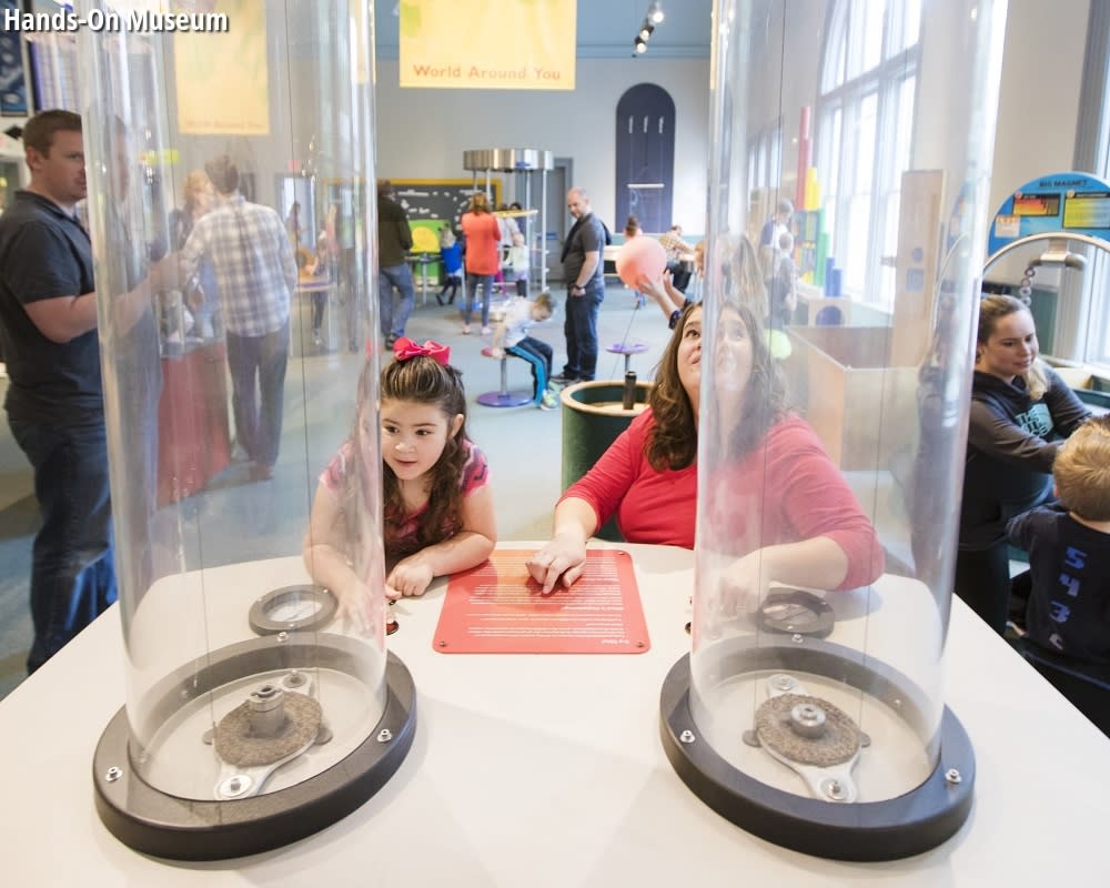 Family at Hands-On Museum