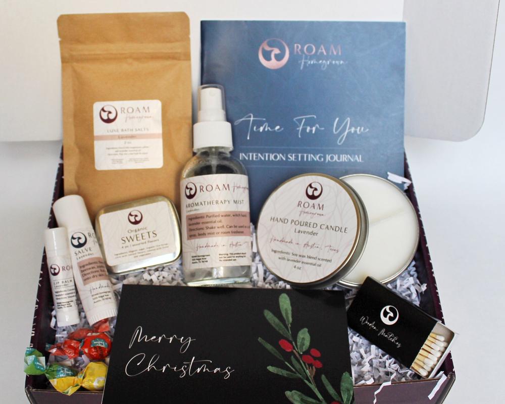 Holiday Aromatherapy Gift Box from Roam Homegrown