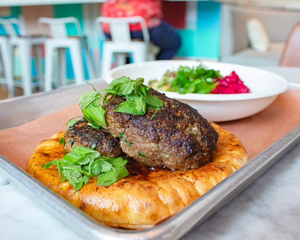 Kofta from TLV at Fareground in Austin Texas