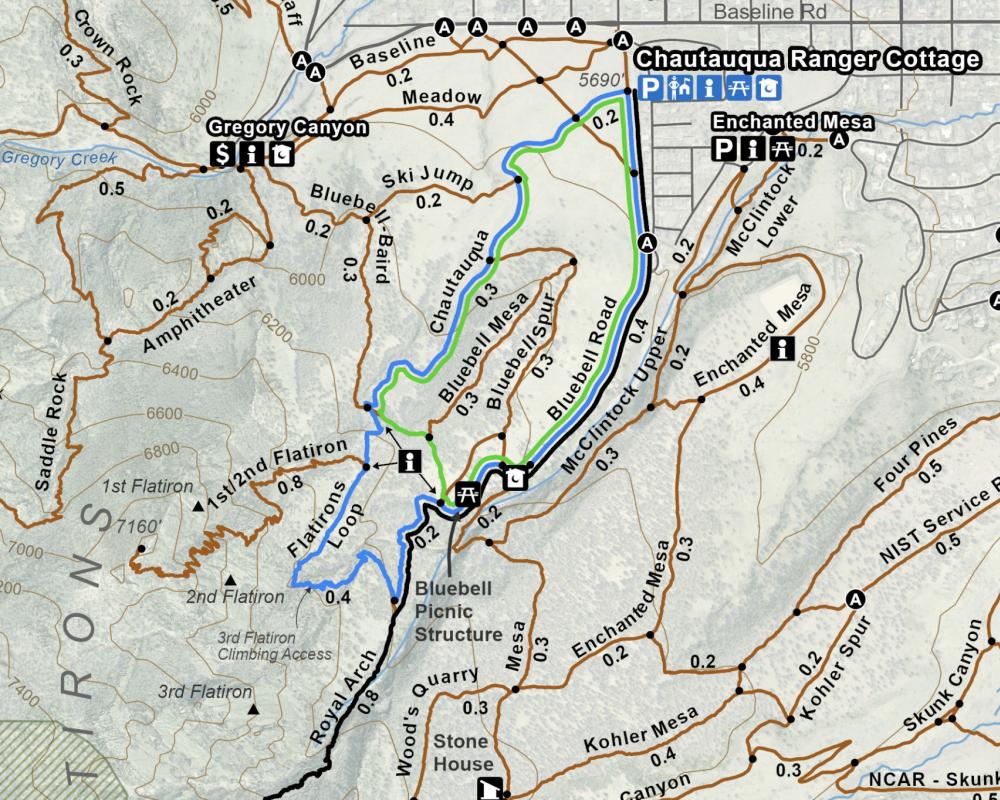 Chautauqua Trails & Hikes Map, Guides & Shuttle