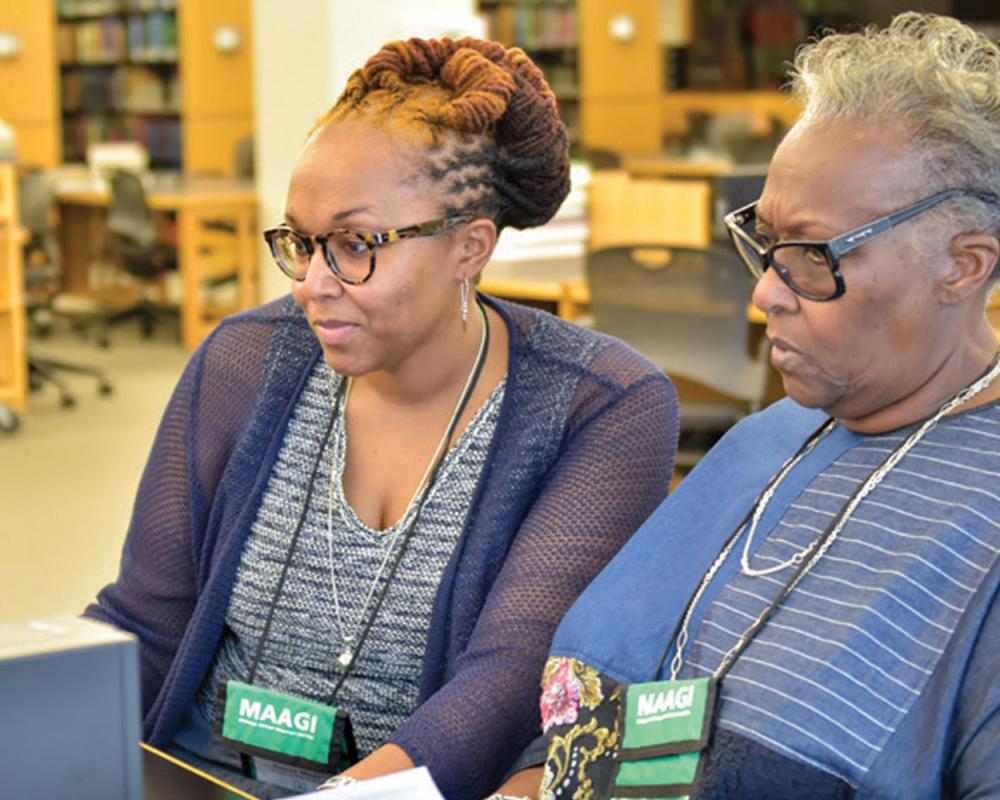 Researching at the Genealogy Center