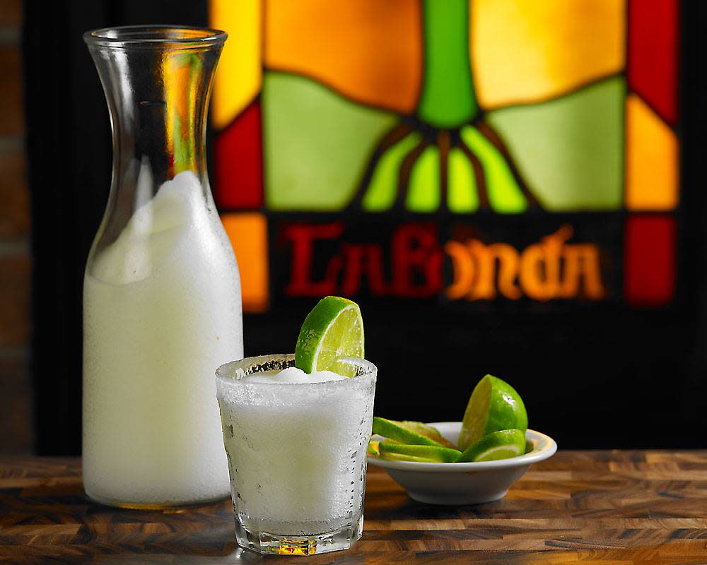 Cocktail On Bar At La Fonda In Lafayette, LA