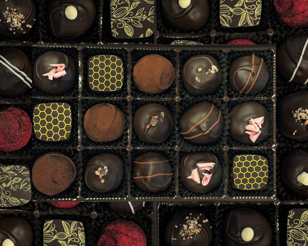 Box of chocolates from Four Brothers