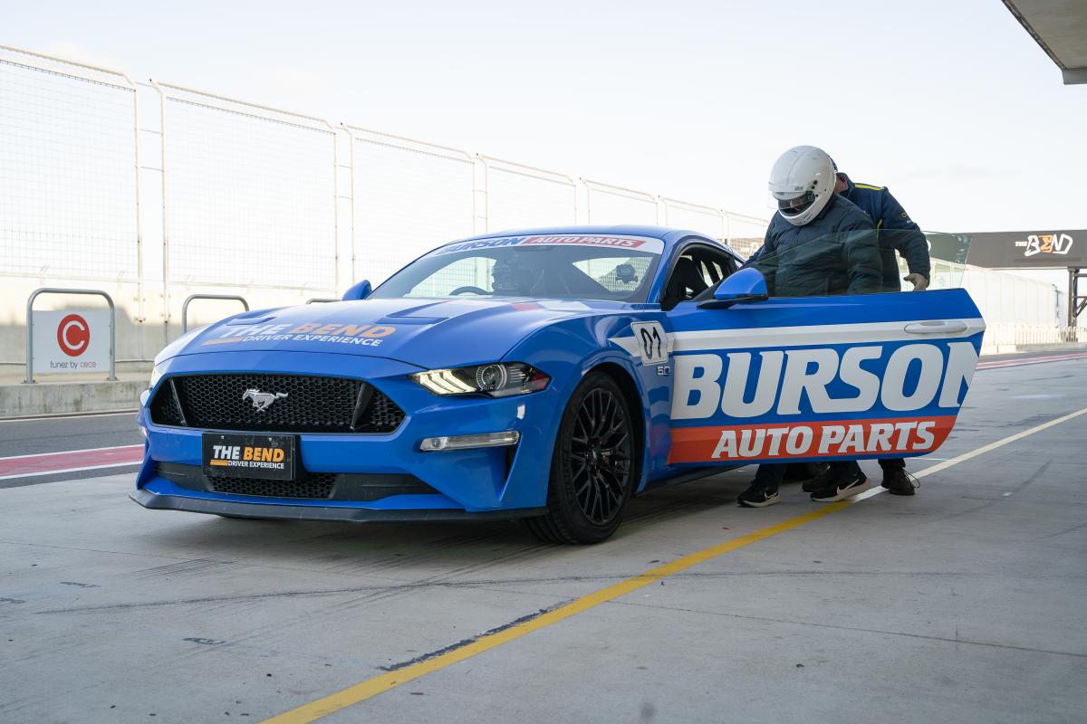 The Bend Motorsport Park - Blue Car