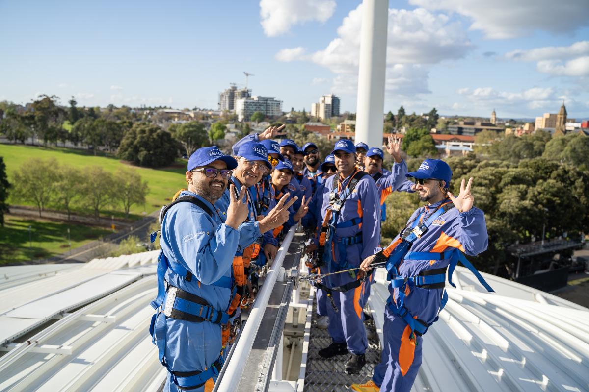 Roof Climb Group 1