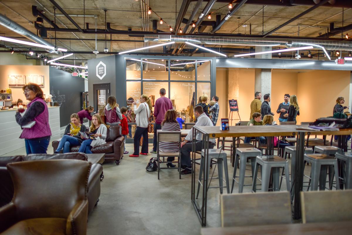 Northside Marketplace seating area