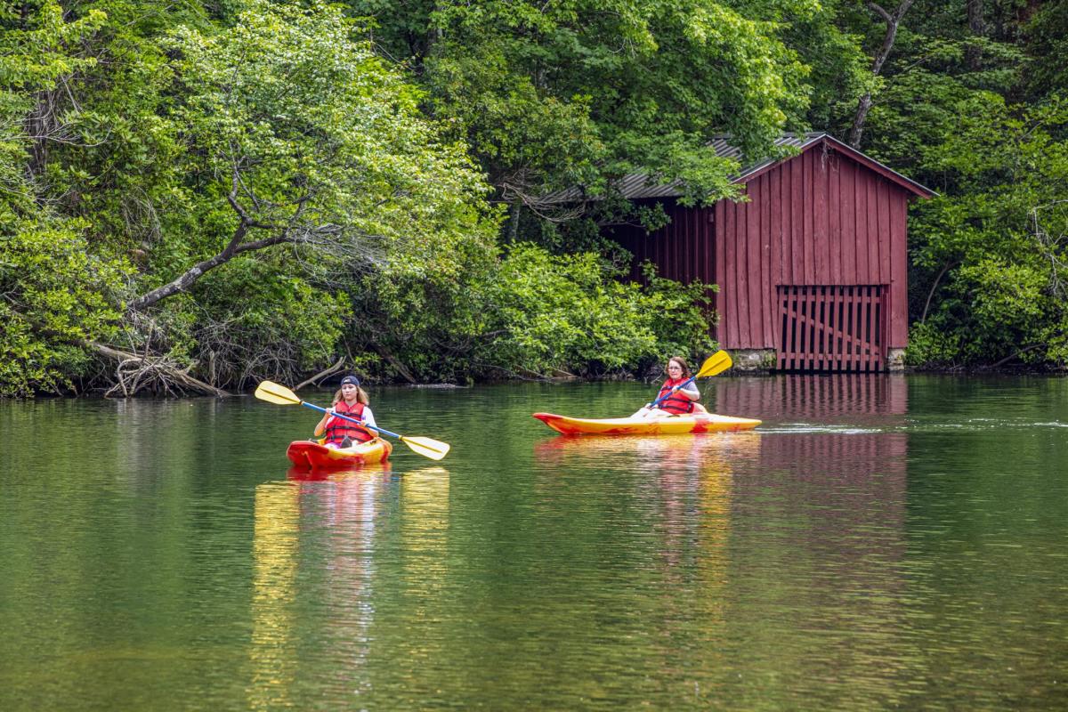 desoto falls kayaking carley and melea