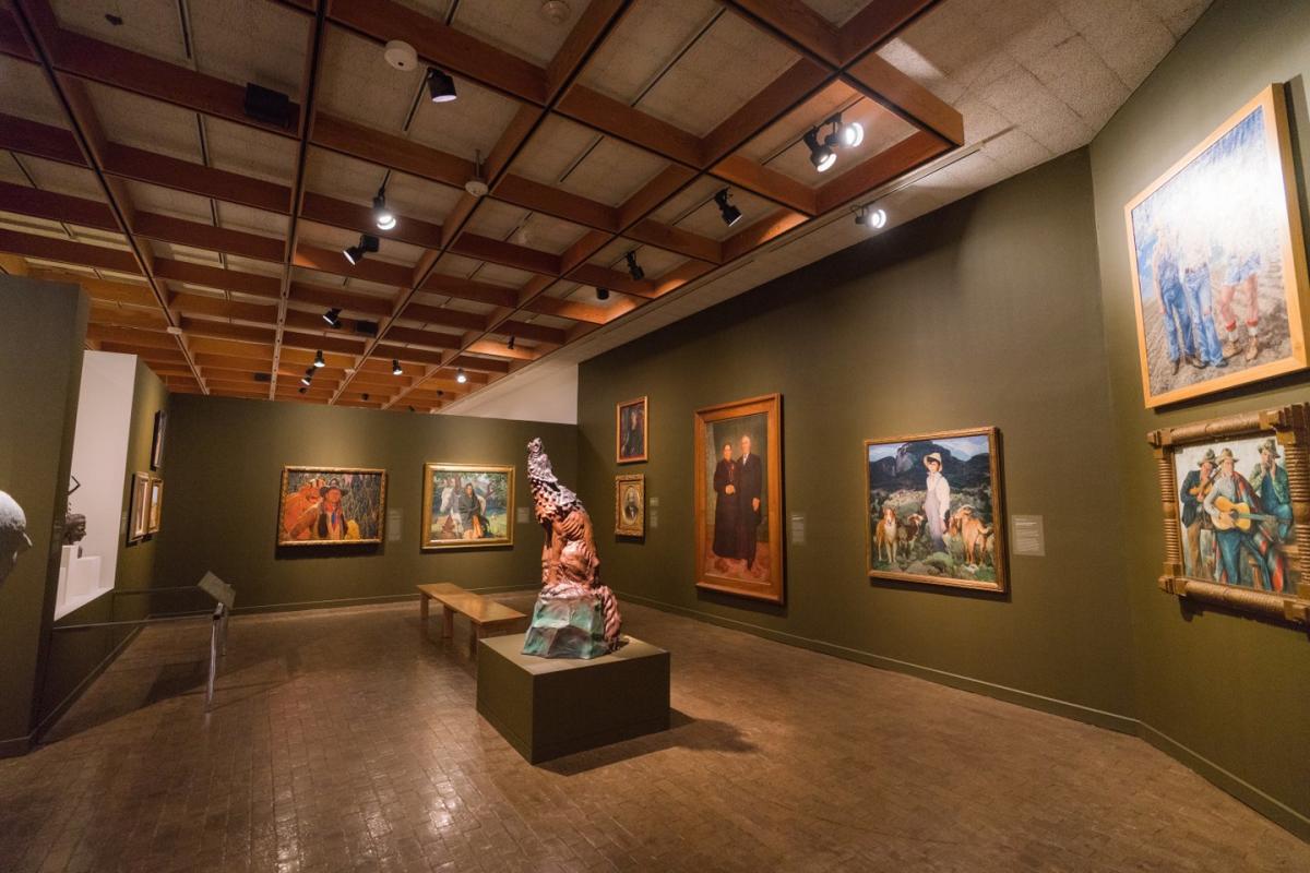 A view of an exhibit inside the Albuquerque Museum