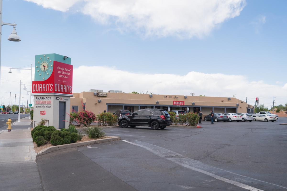 Exterior of Duran Central Pharmacy.