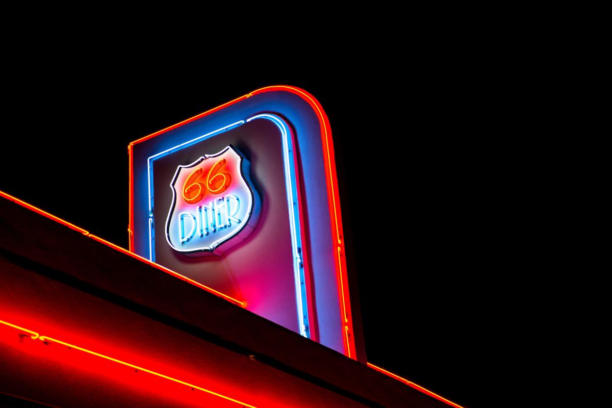 Route 66 neon