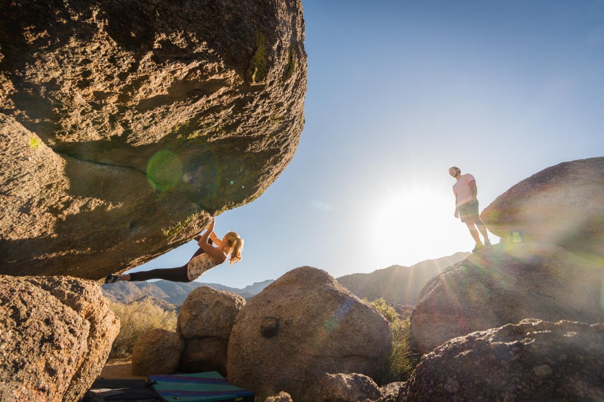 Rock Climbing Bouldering U Mound