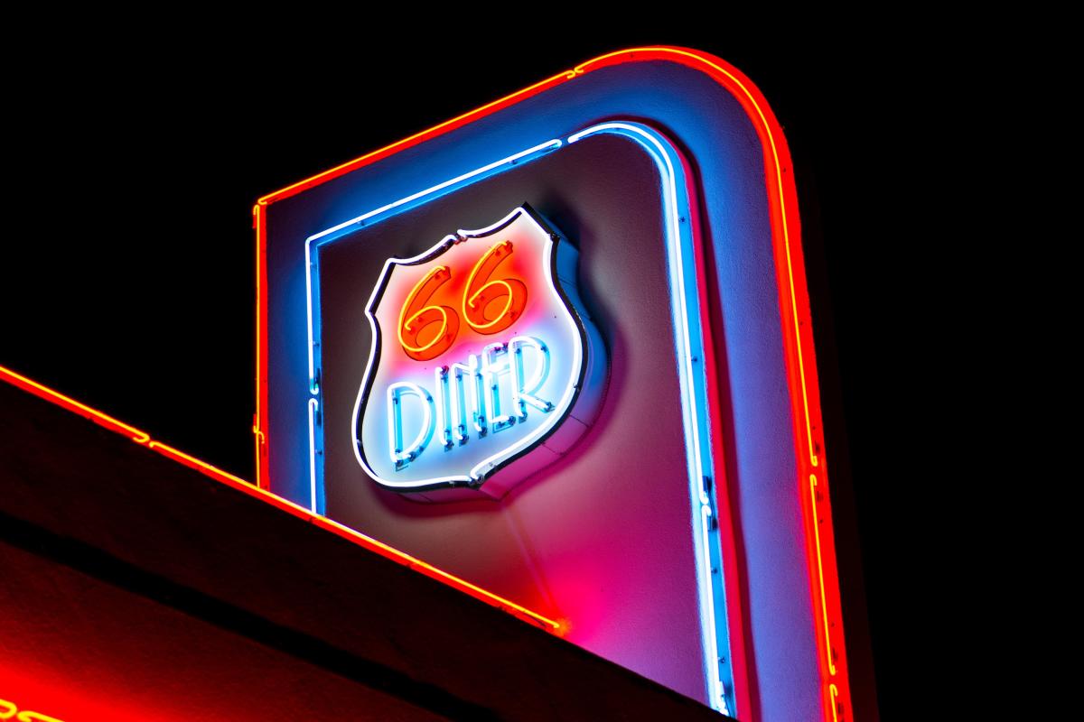 Route 66 neon
