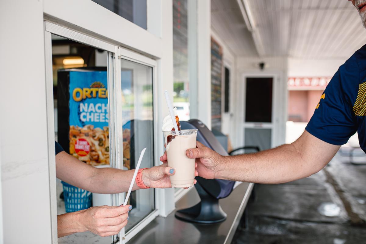 Ordering at the Frostburg Freeze - Frostburg MD