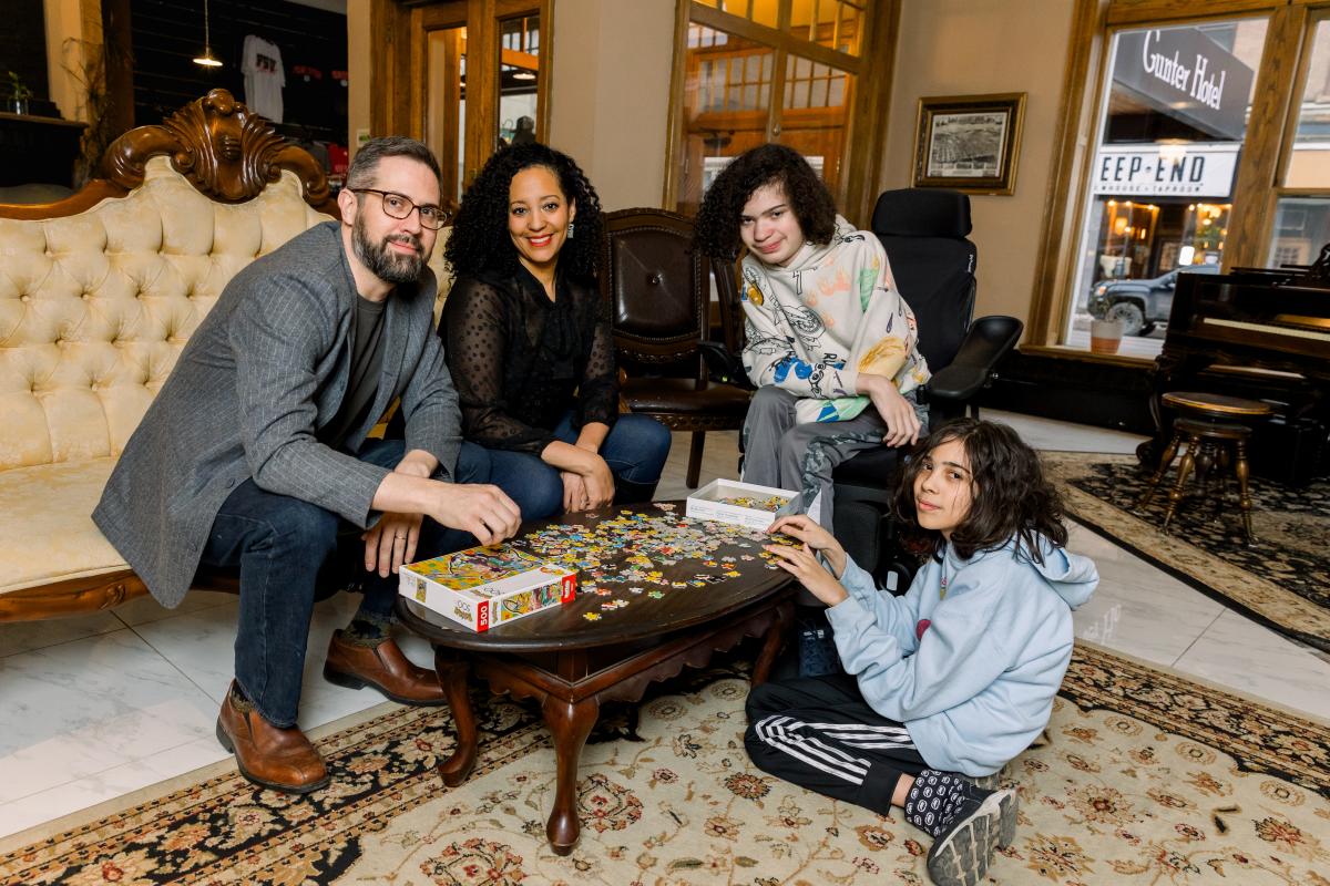 Garcia Family at Hotel Gunter - Once a Visitor Now a Local