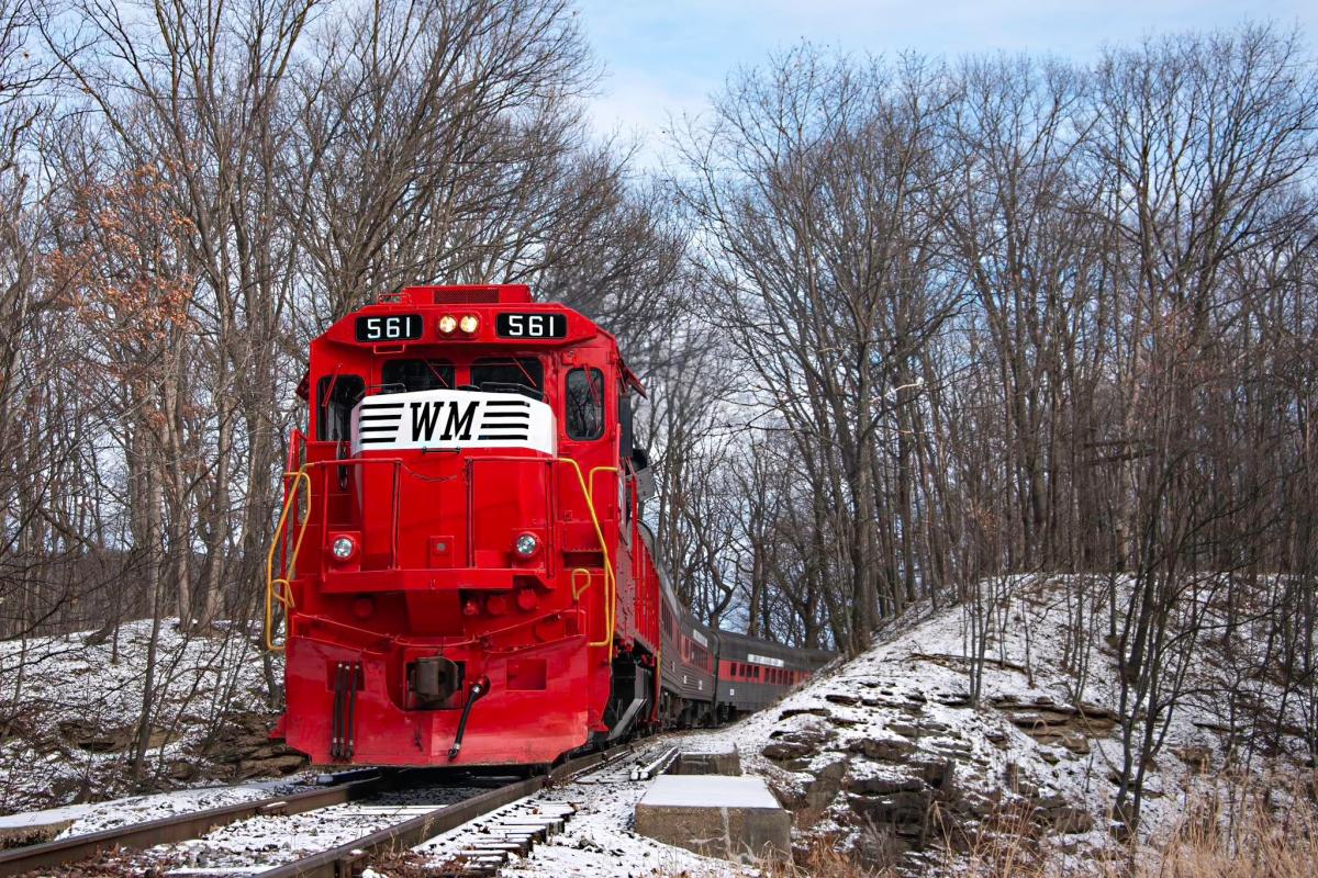 Western Maryland Scenic Railroad_Snow Covered Tracks