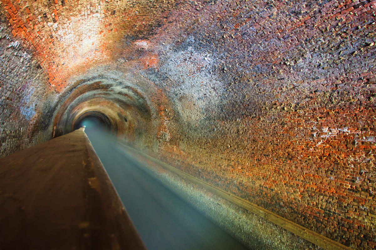 Inside the Paw Paw Tunnel - Paw Paw WV