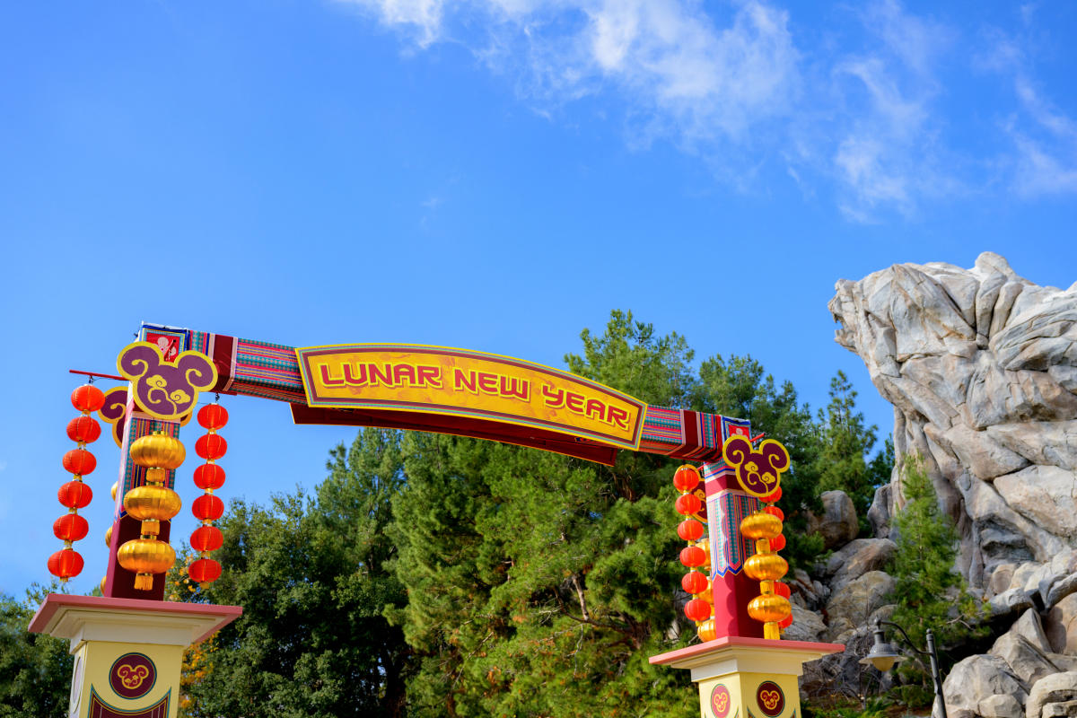 Lunar New Year at Disney California Adventure Park Disneyland Anaheim CA