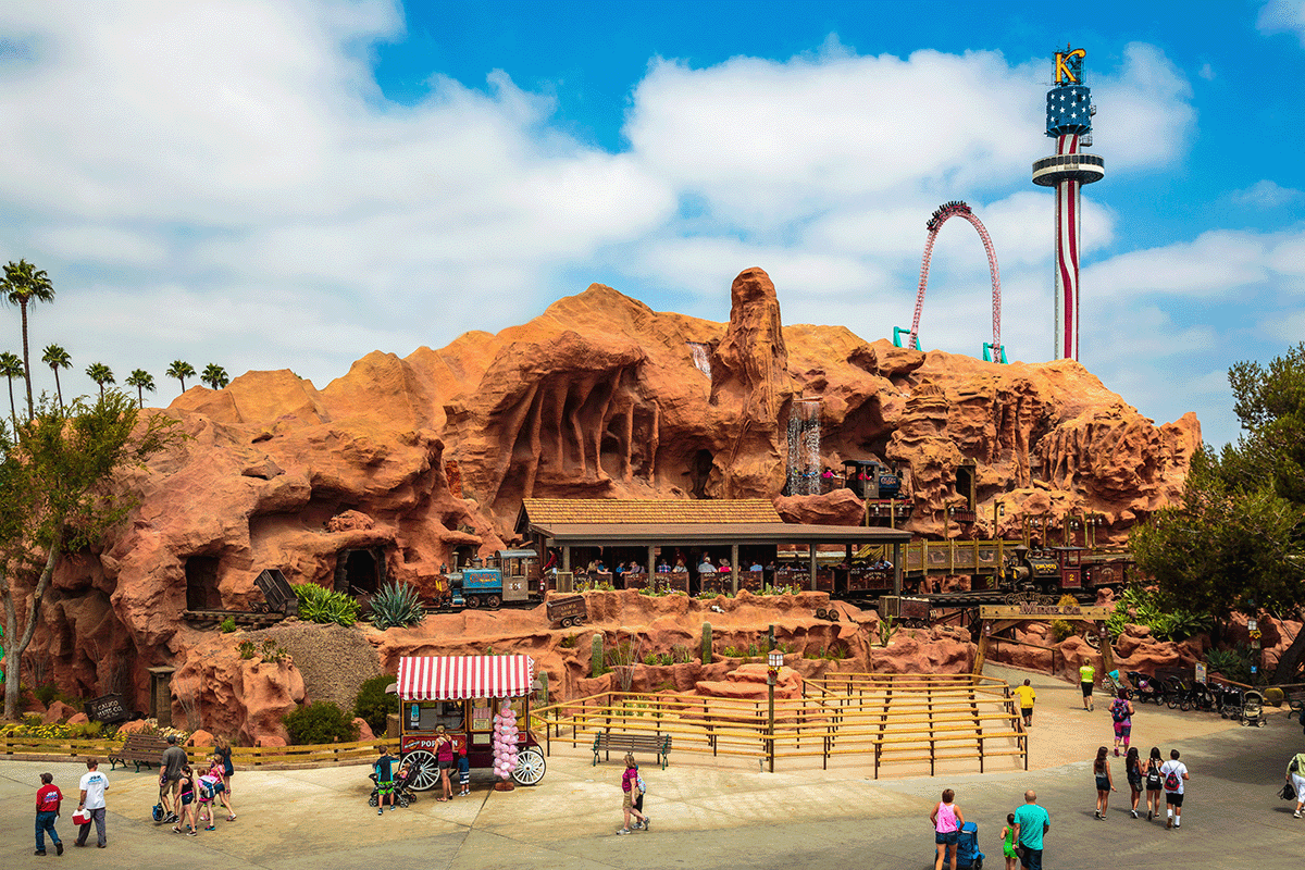 Calico Mine Ride at Knott's Berry Farm