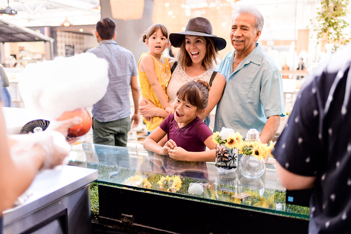 Family at the Anaheim Packing House Dessert