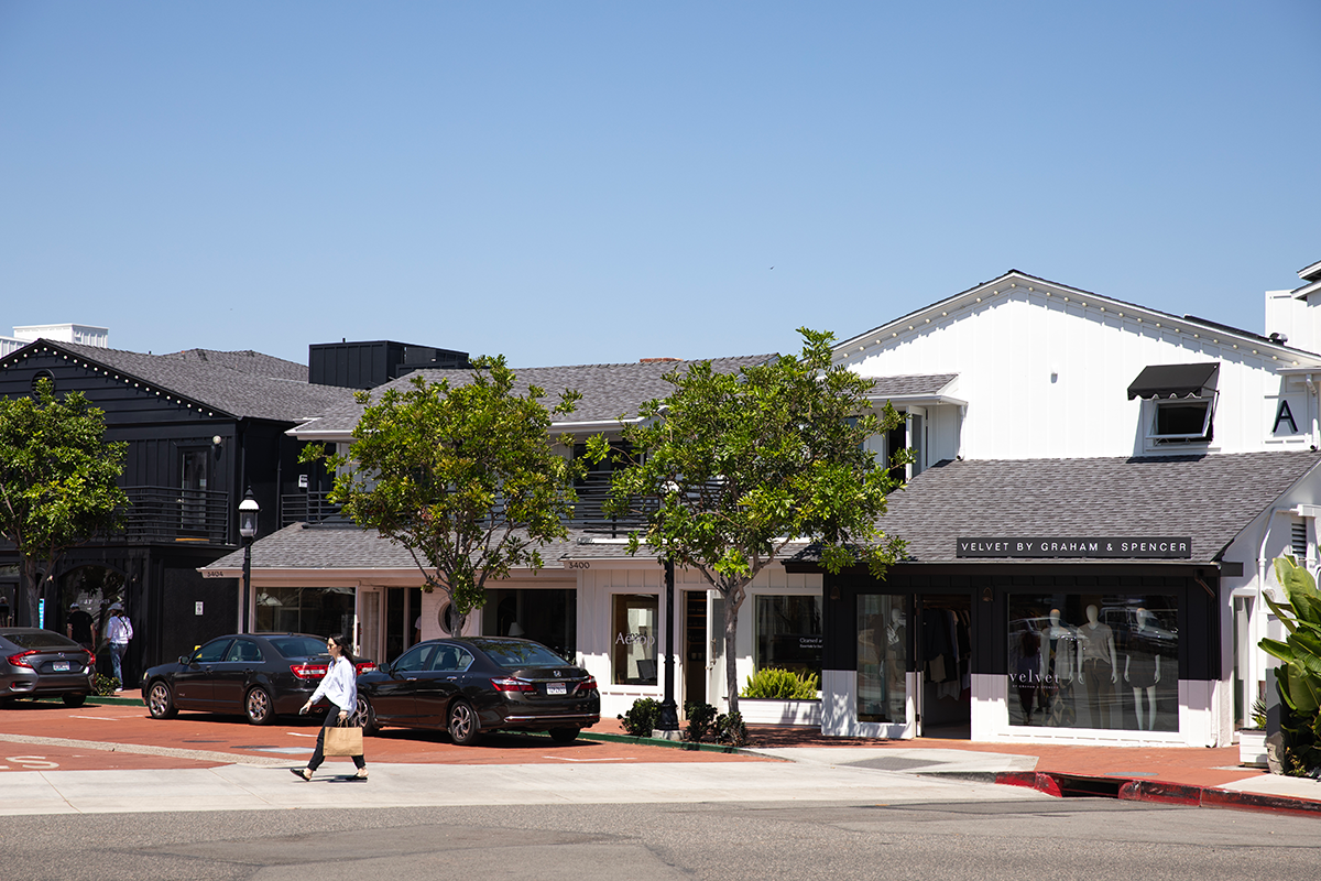 Lido Marina Village, Newport Beach, Luxury shopping mall