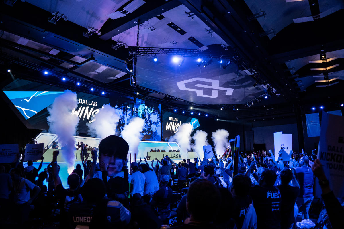 Esports Stadium Arlington Tournament Crowd smoke