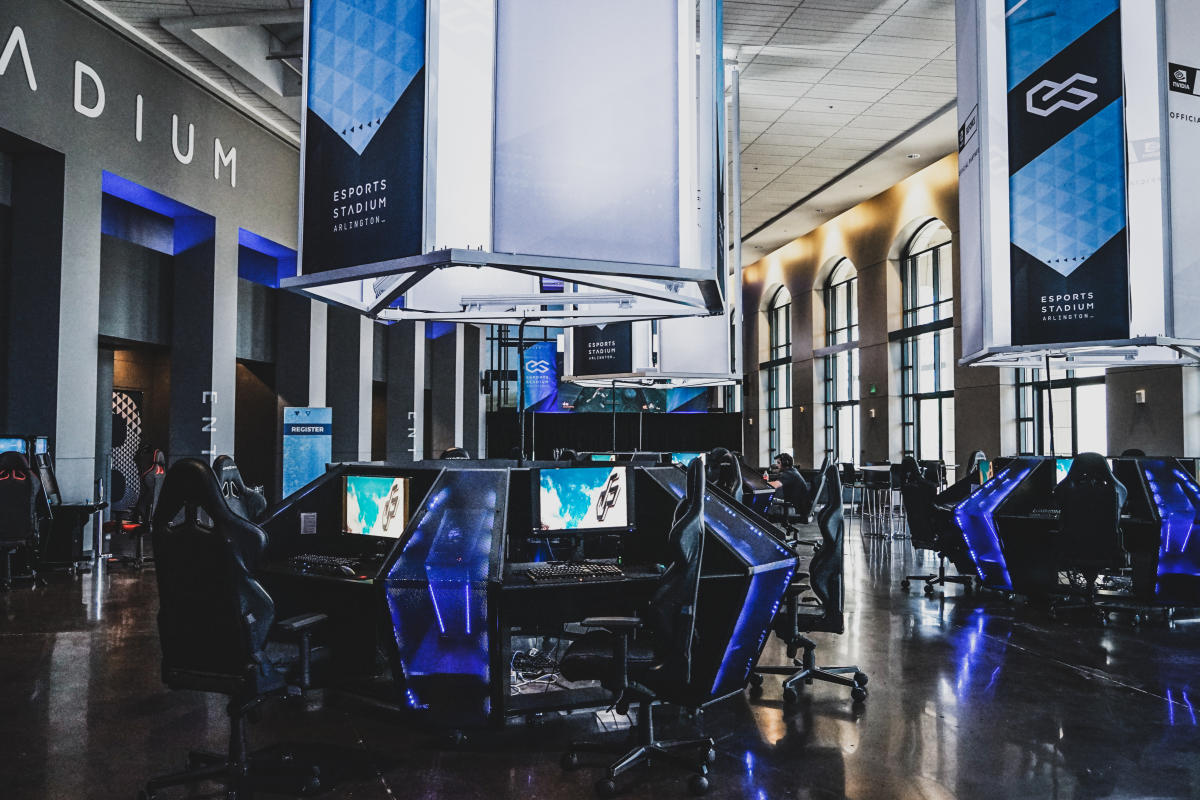 Esports Stadium Arlington gaming area