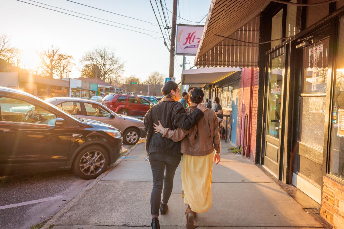 queer couple in normaltown on Prince Ave