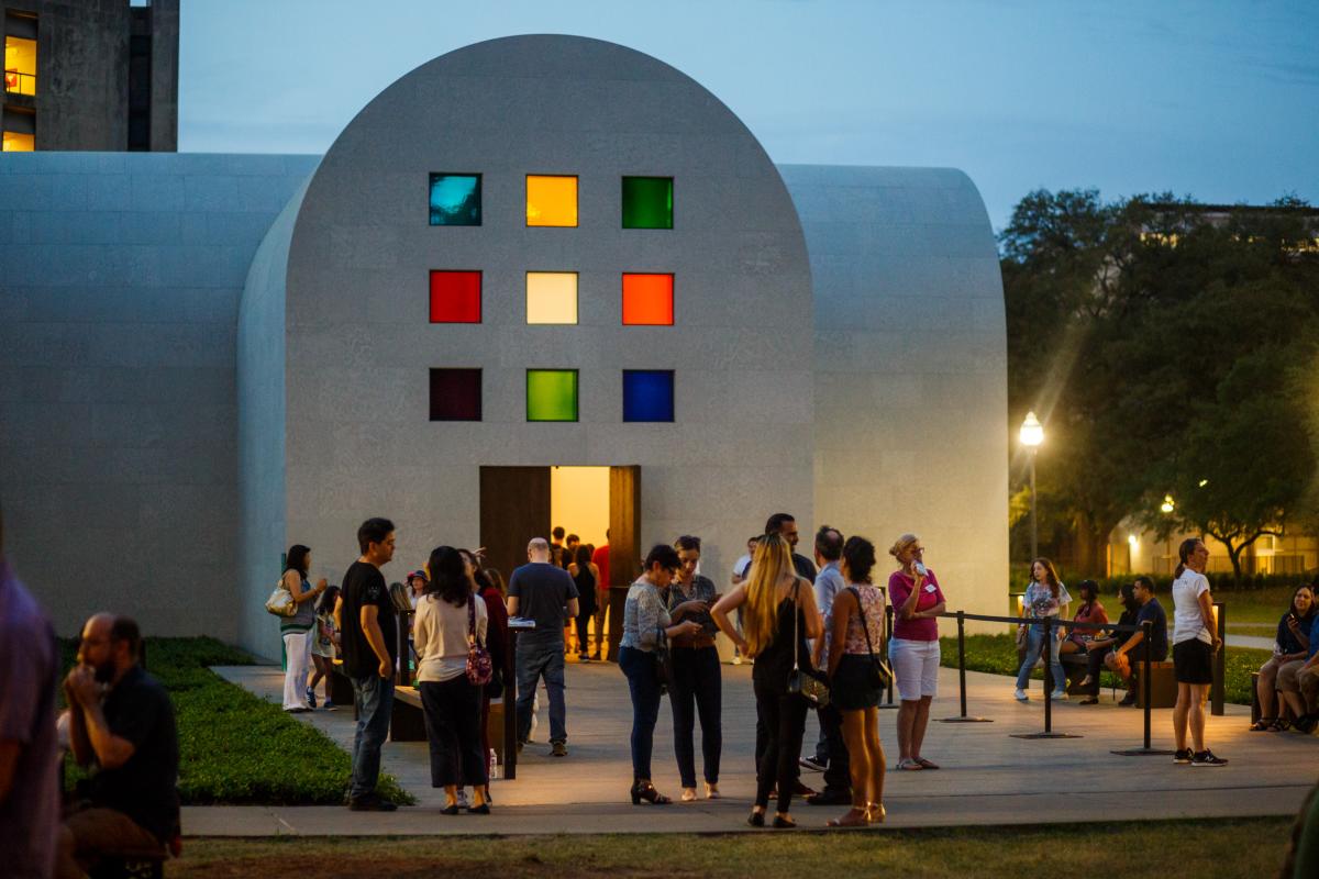 Ellsworth Kellys Austin installation at the Blanton Museum of Art at The University of Texas at Austin.