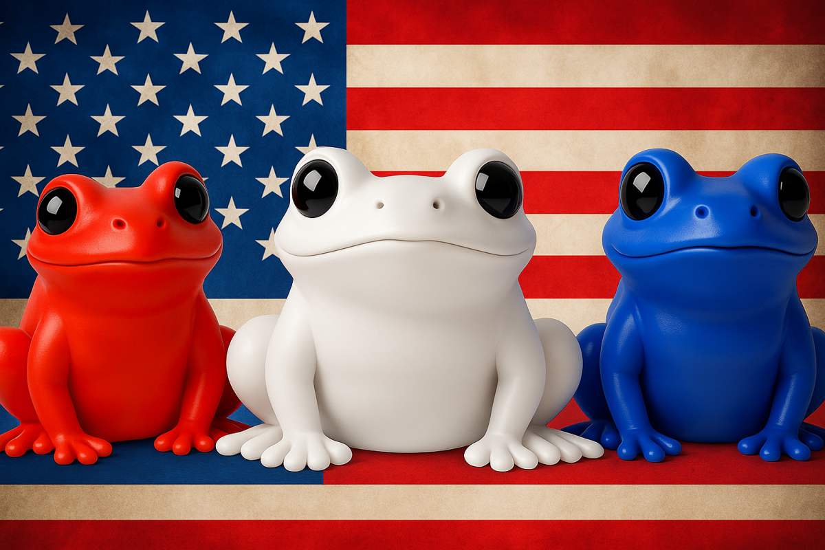 Patriotic Frogs