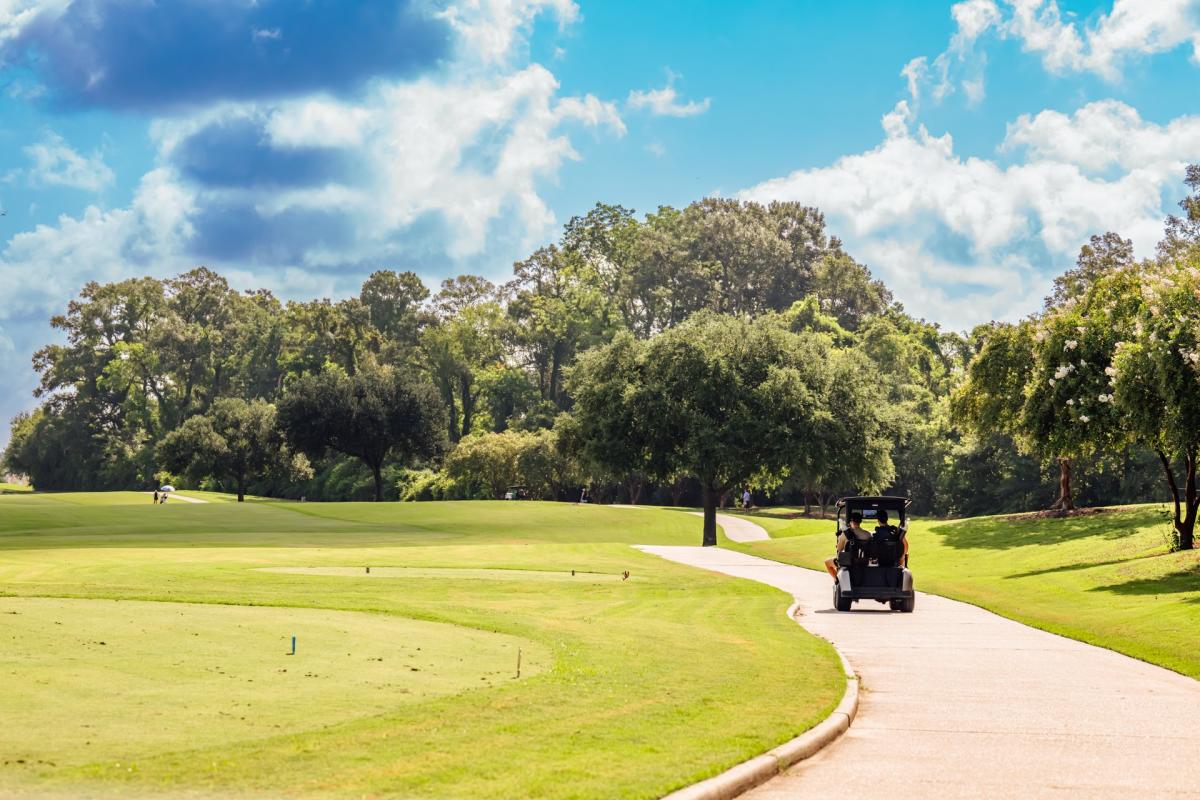 Golfing