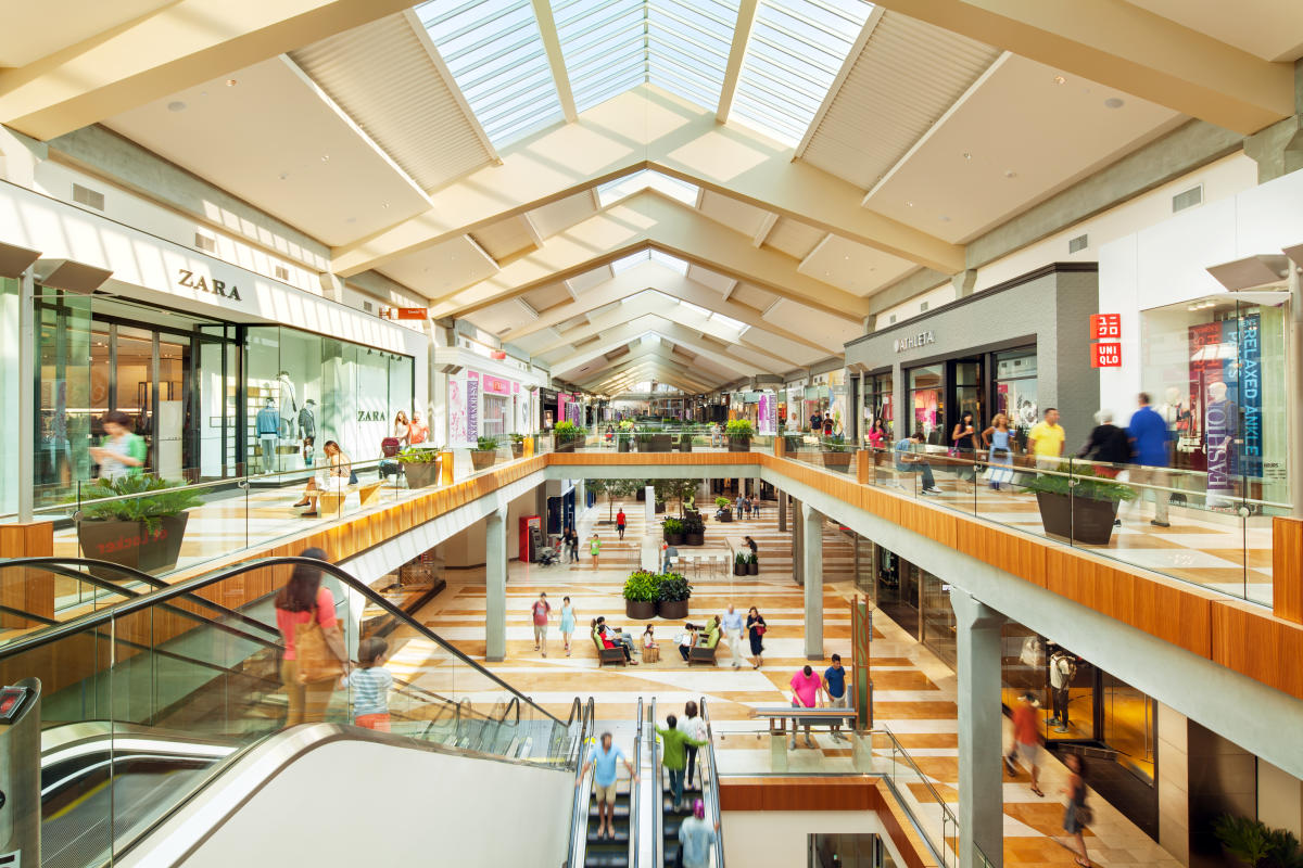 Bellevue Square is a stylish shopping center with lots of natural light and iconic retailers