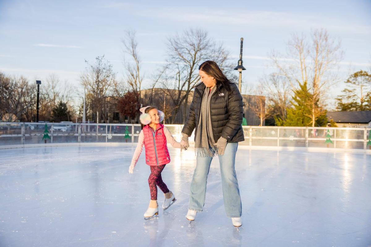 Ice Skating Lawrence Plaza